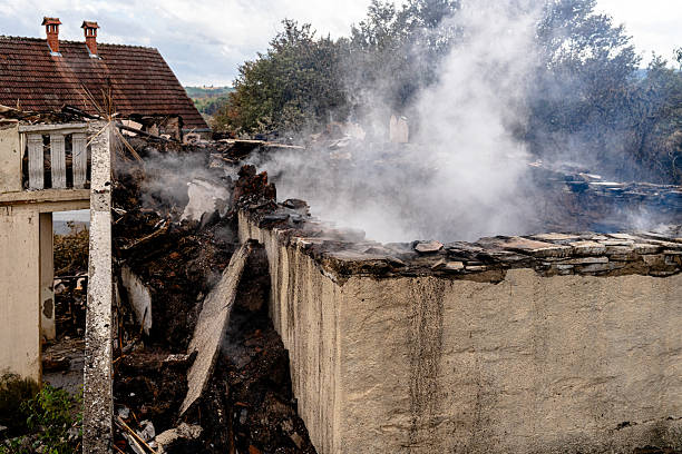 Professional Emergency Fire Cleanup technician working in North Port, FL